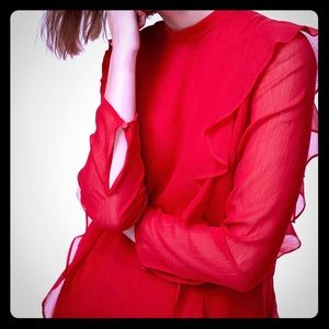 Artitza Little Moon Red Dress - Like New!! Size S